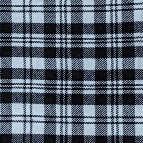 Scott Black & Grey Tartan swatch