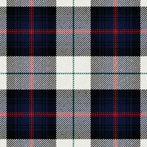 Sutherland Dress Royal Blue Tartan swatch