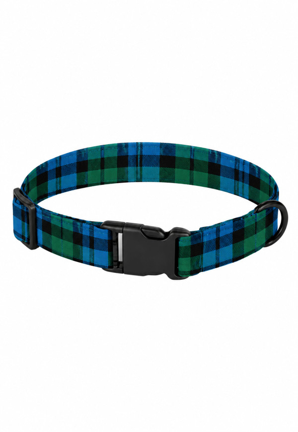 Campbell Tartan Dog Collar