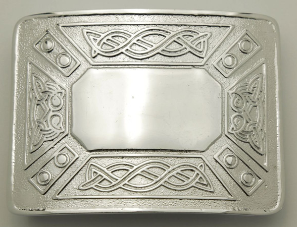 Highland Celtic Knot Buckle For Kilt Belt 