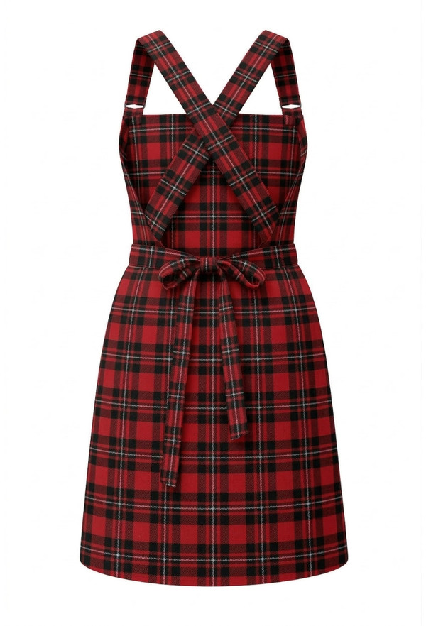 MacGregor Tartan Cross Back Apron