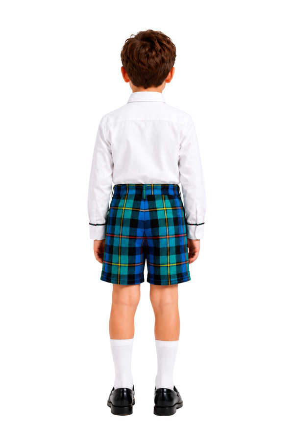 MacKenzie Boy's Tartan Shorts
