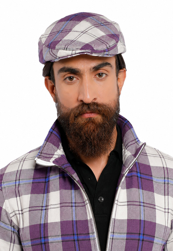 Plaid Flat Cap