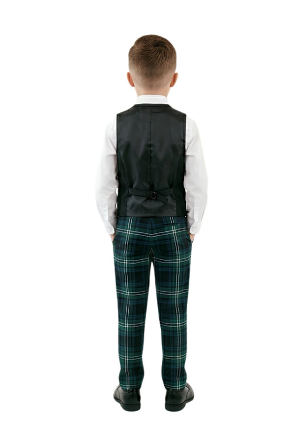 Boys Tartan Trews Ring Bearer Outfit