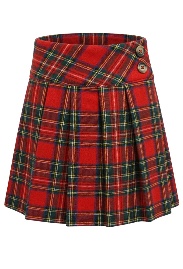 Royal Stewart Baby Girl Tartan Skirt