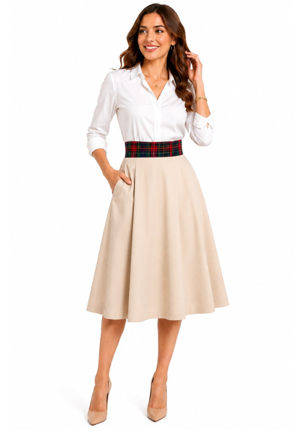 Scott Women's Tartan Bow Belt