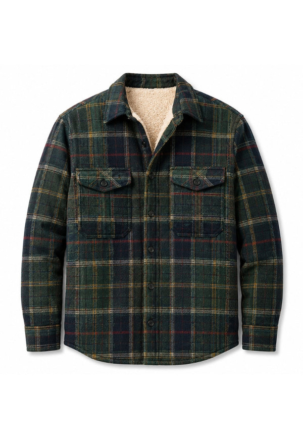 Cruachan Sherpa-Lined Flannel Shirt Jacket
