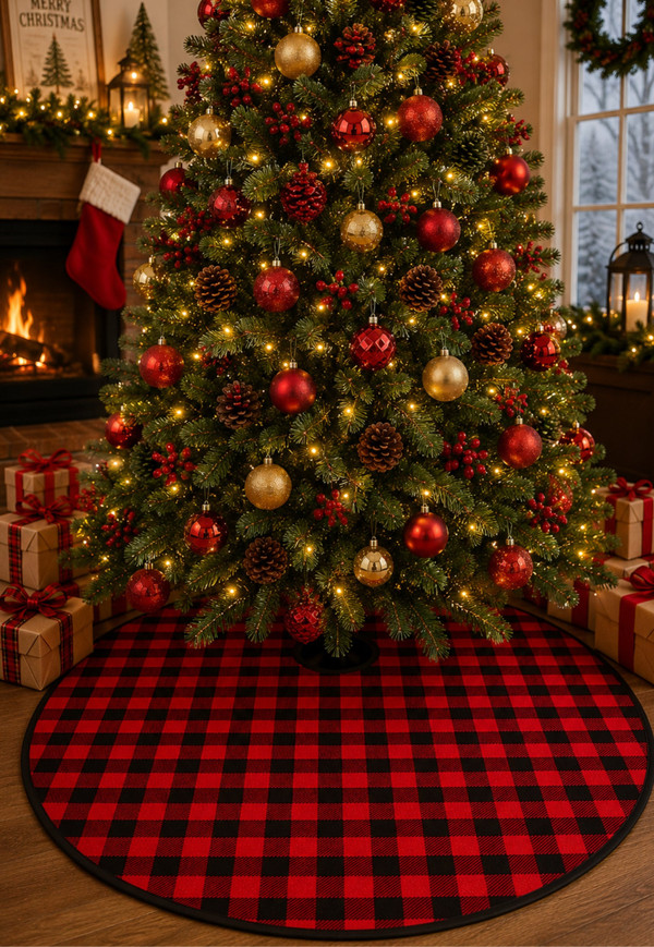 Tartan Christmas Tree Skirt