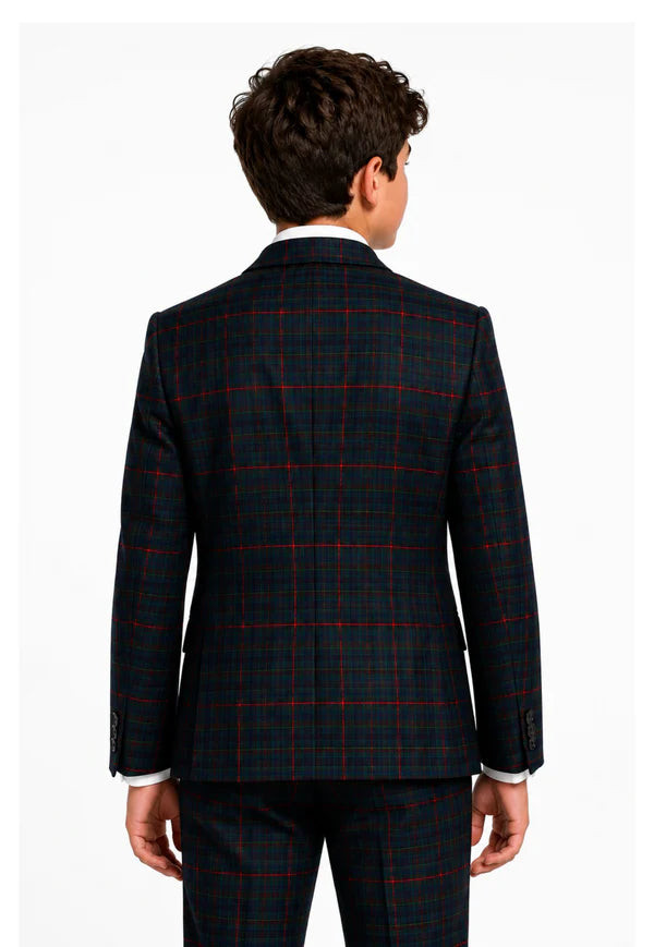 Wallace Boy's Tartan Jacket