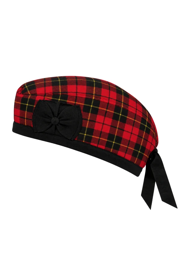 Wallace Tartan Glengarry Cap