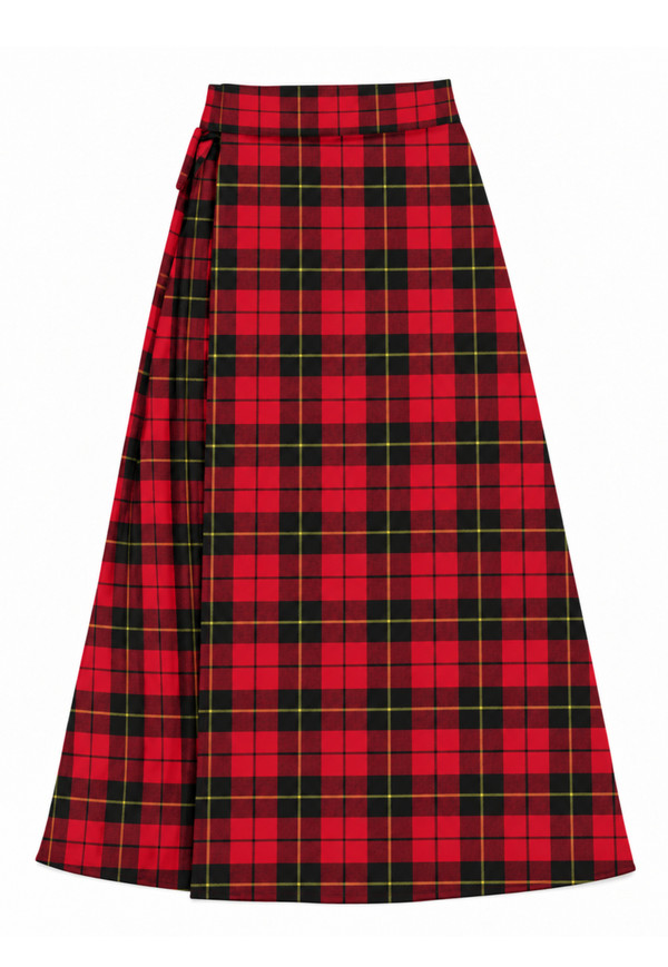 Wallace Heritage Wrap Skirt, Adjustable Waist & Modest Drape