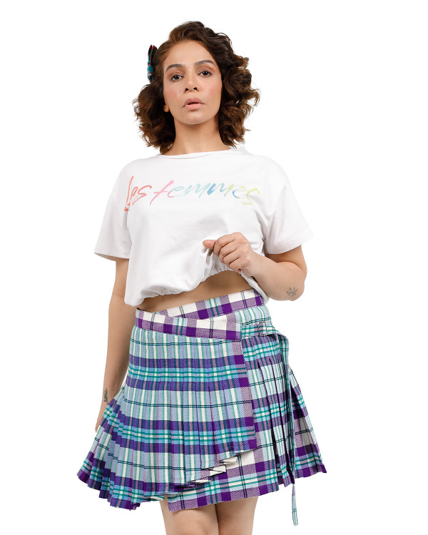 Buchanan Lassie Wrap Plaid Skirt
