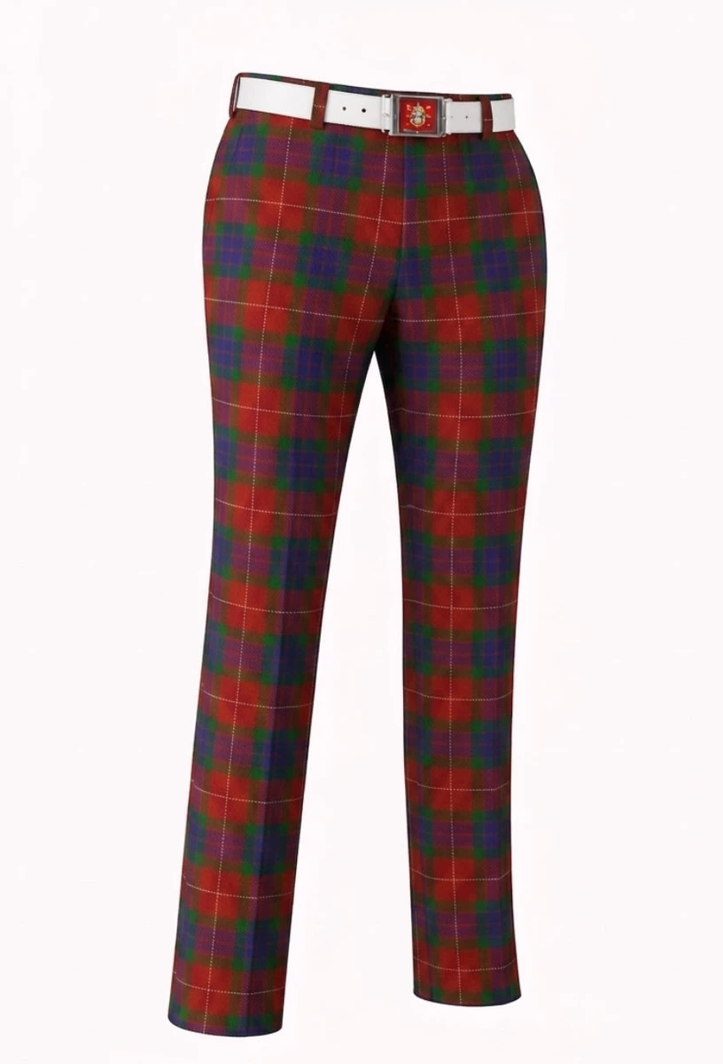 Fraser Men's Tartan Golf Trouser