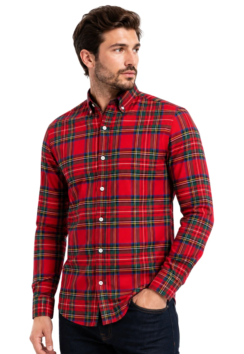 Fraser Plaid Long Sleeve Button Shirt