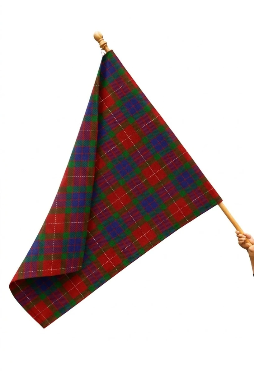 Fraser Tartan Pole Sleeve Tartan Flag