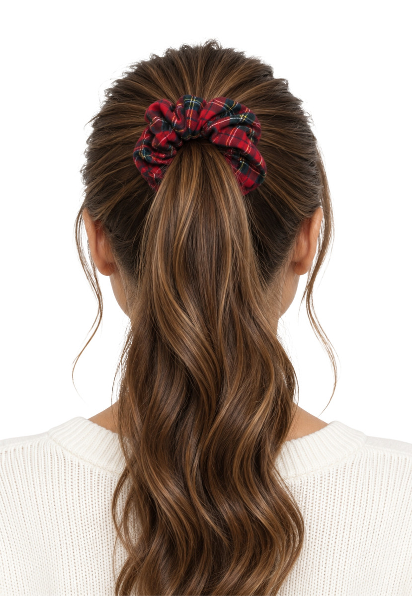 Fraser Tartan Scrunchie