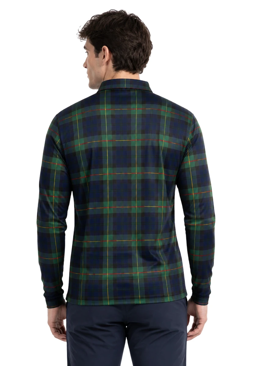 Full Sleeve Tartan Polo Shirt