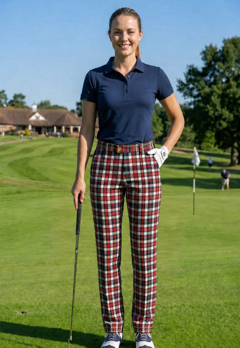 Gordon Women's Tartan Golf Trouser