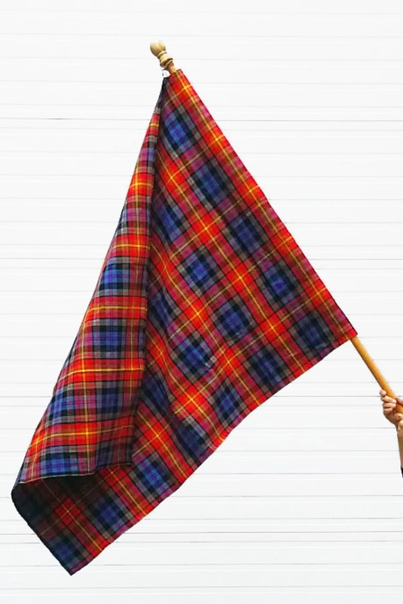 Buchanan Pole Sleeve Tartan Flag