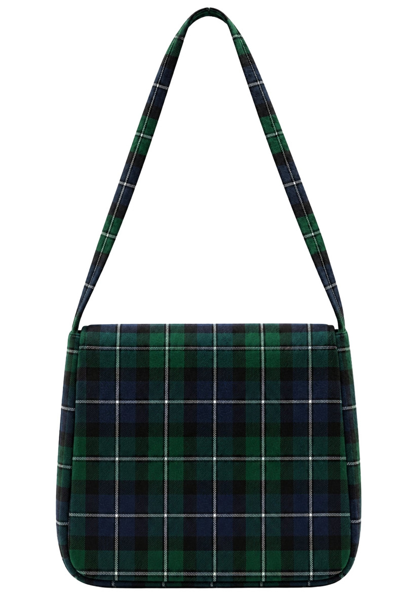 MacGregor Multi Pockets Tartan Shoulder Bag