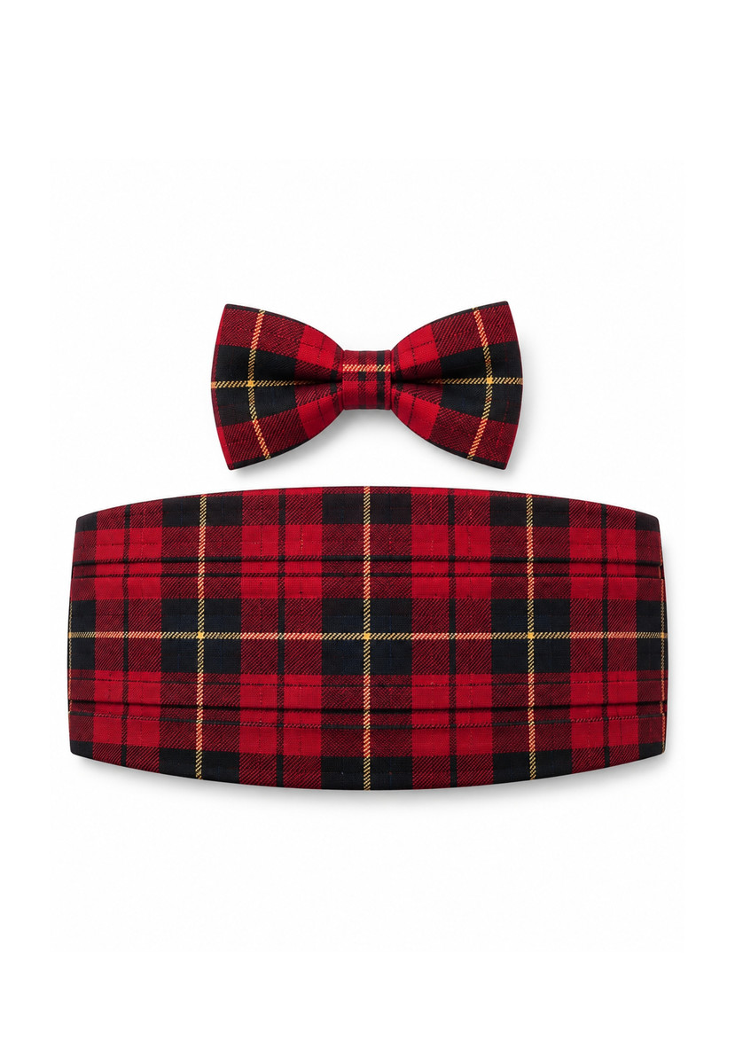 MacGregor Tartan Cummerbund & Bow Tie Set