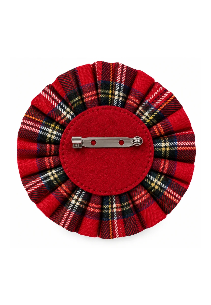 MacKenzie 3 Buttons Tartan Brooch