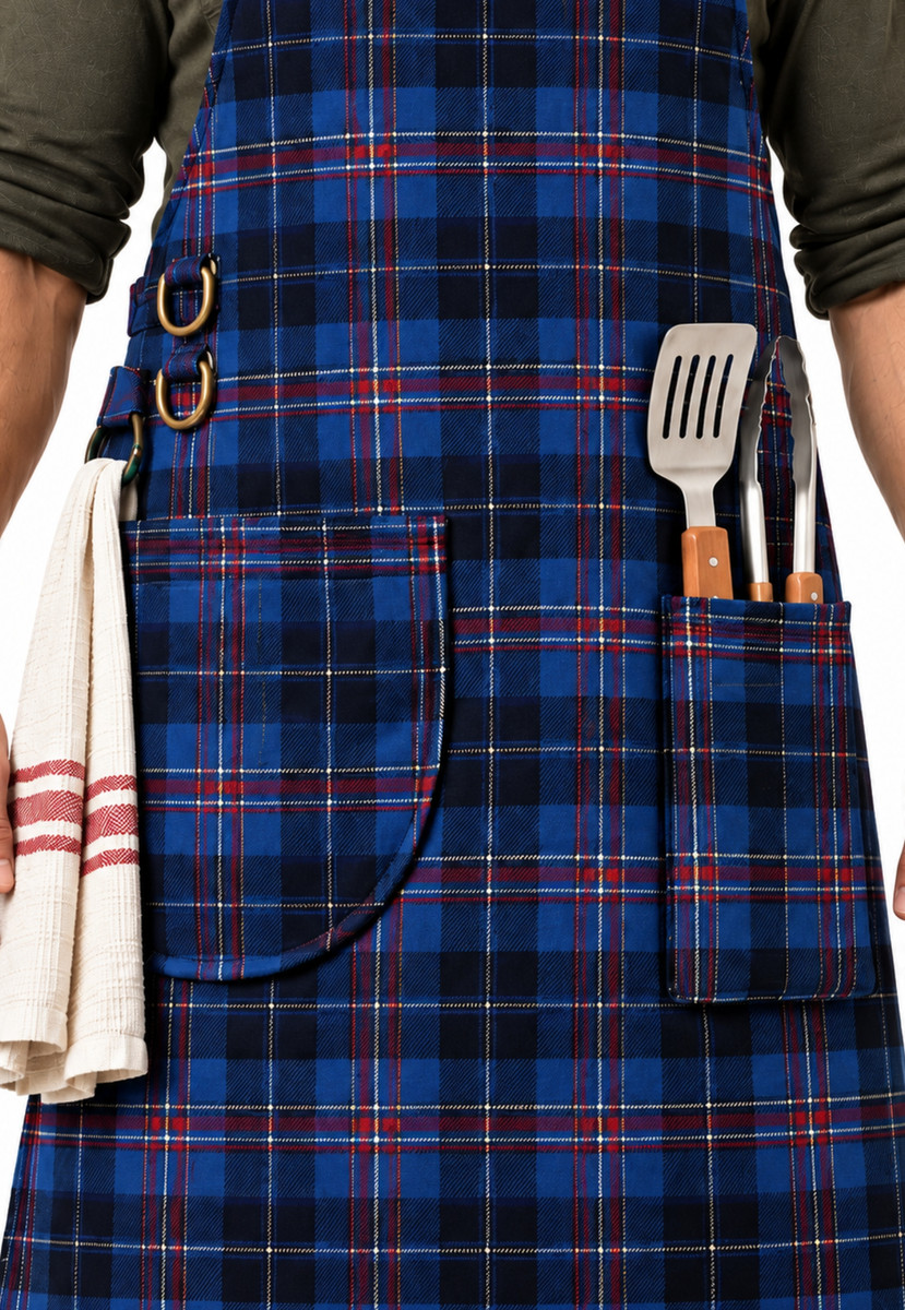 Black Watch Tartan Grilling Apron