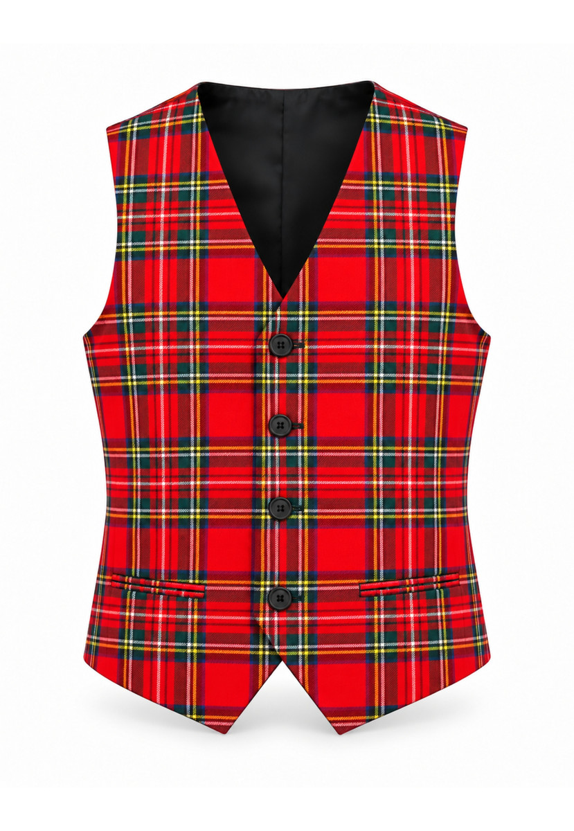 Royal Stewart Boy's Tartan Waistcoat