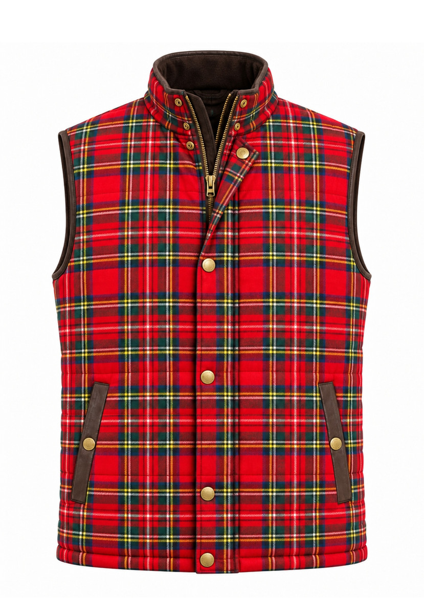 Royal Stewart Men's Tartan Gilet