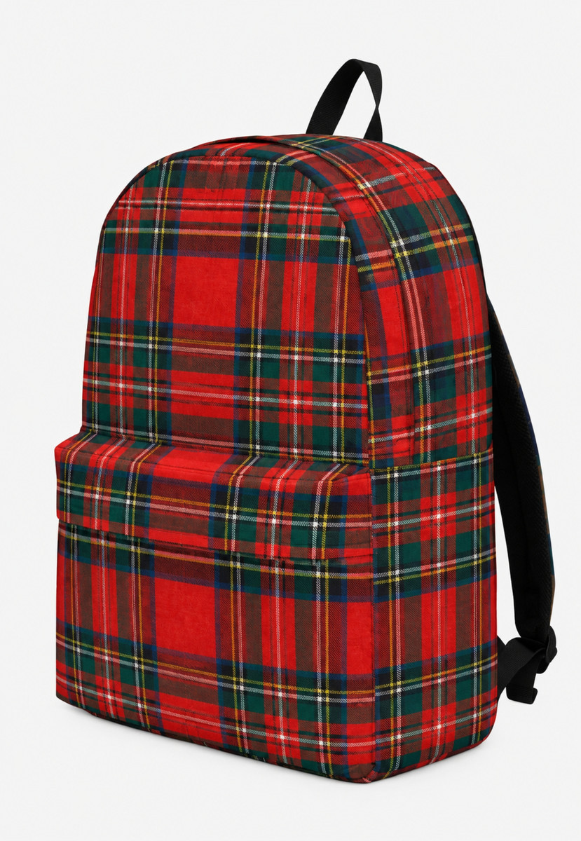 Royal Stewart Plaid Backpack