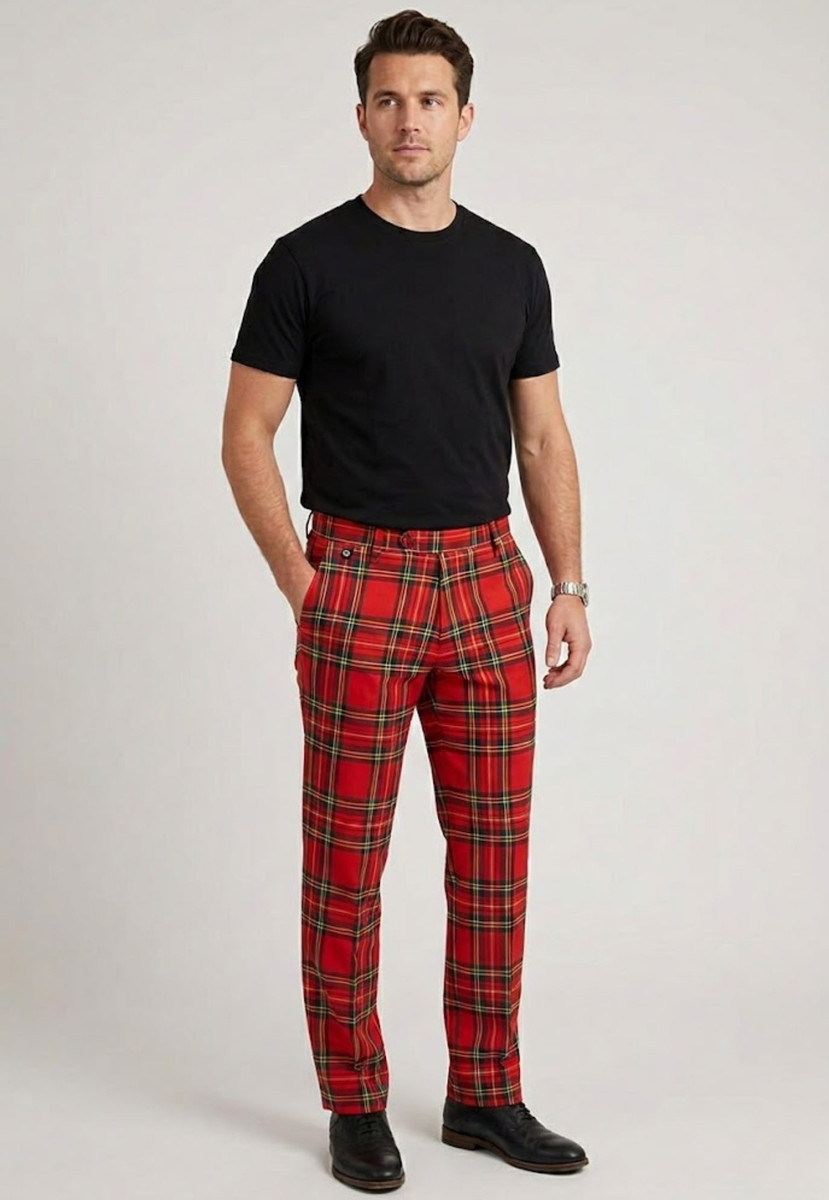 Buchanan Men's Tartan Golf Trouser