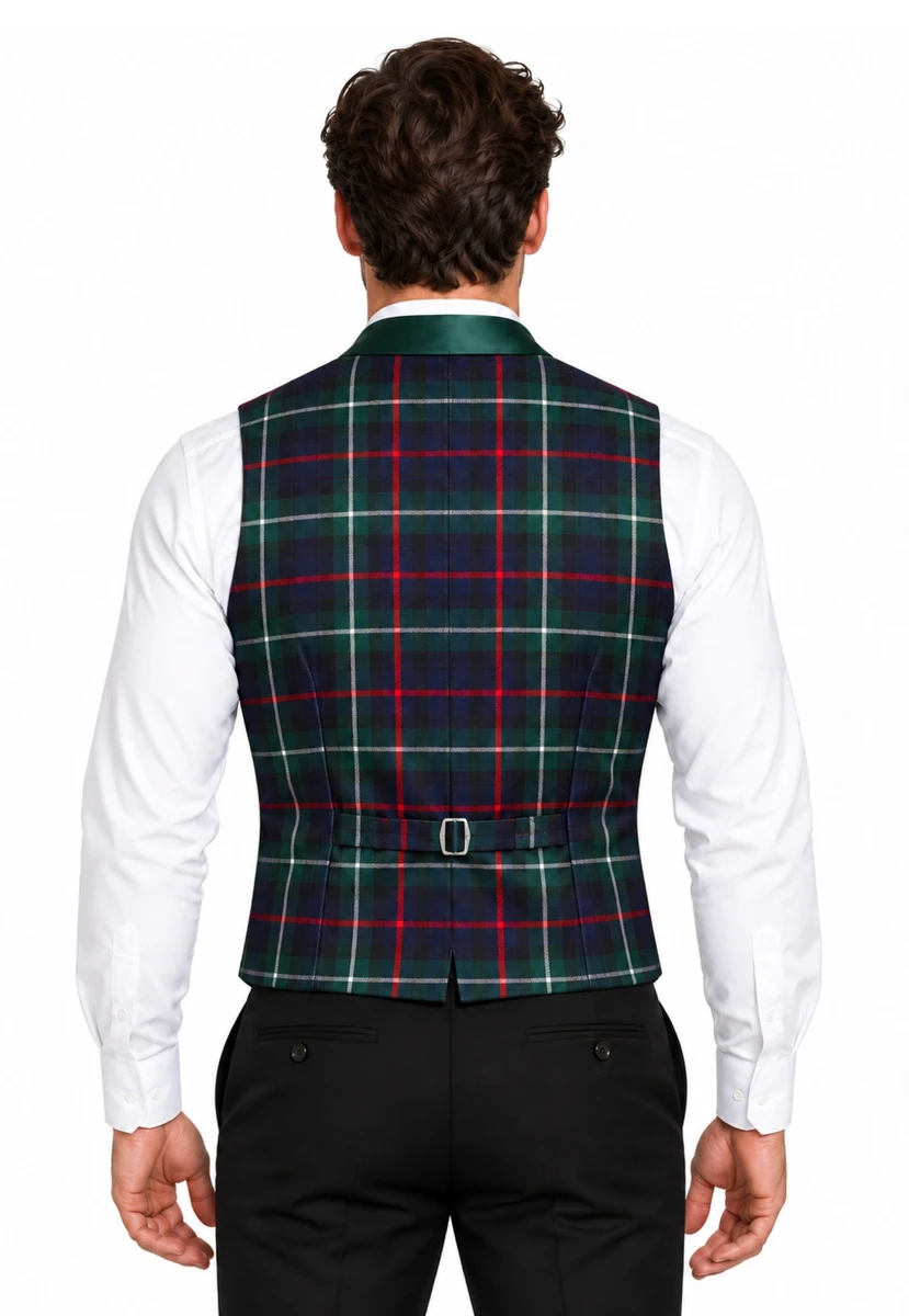 Tartan Vest With Lapels