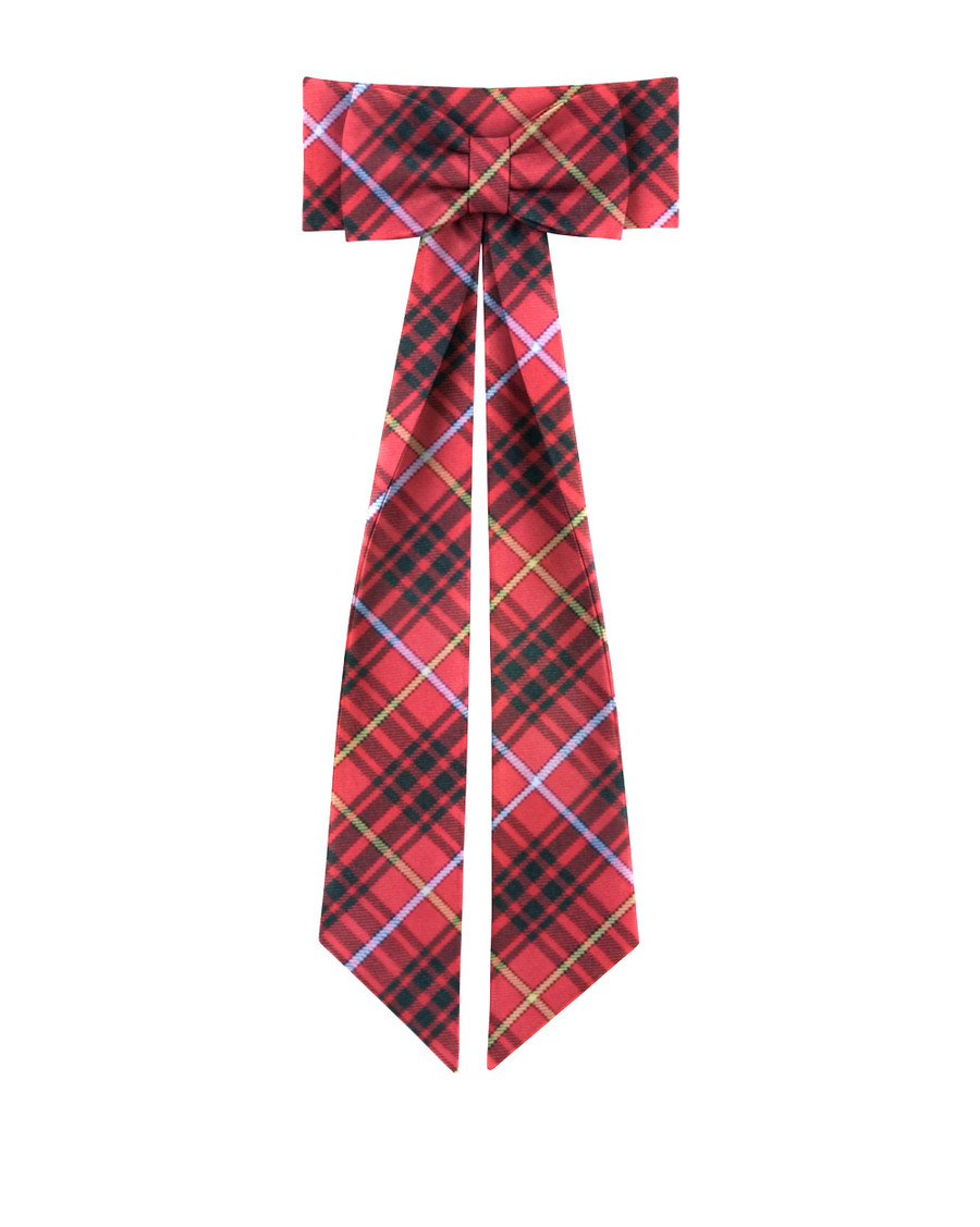 Girl's Tartan Sash with Bow