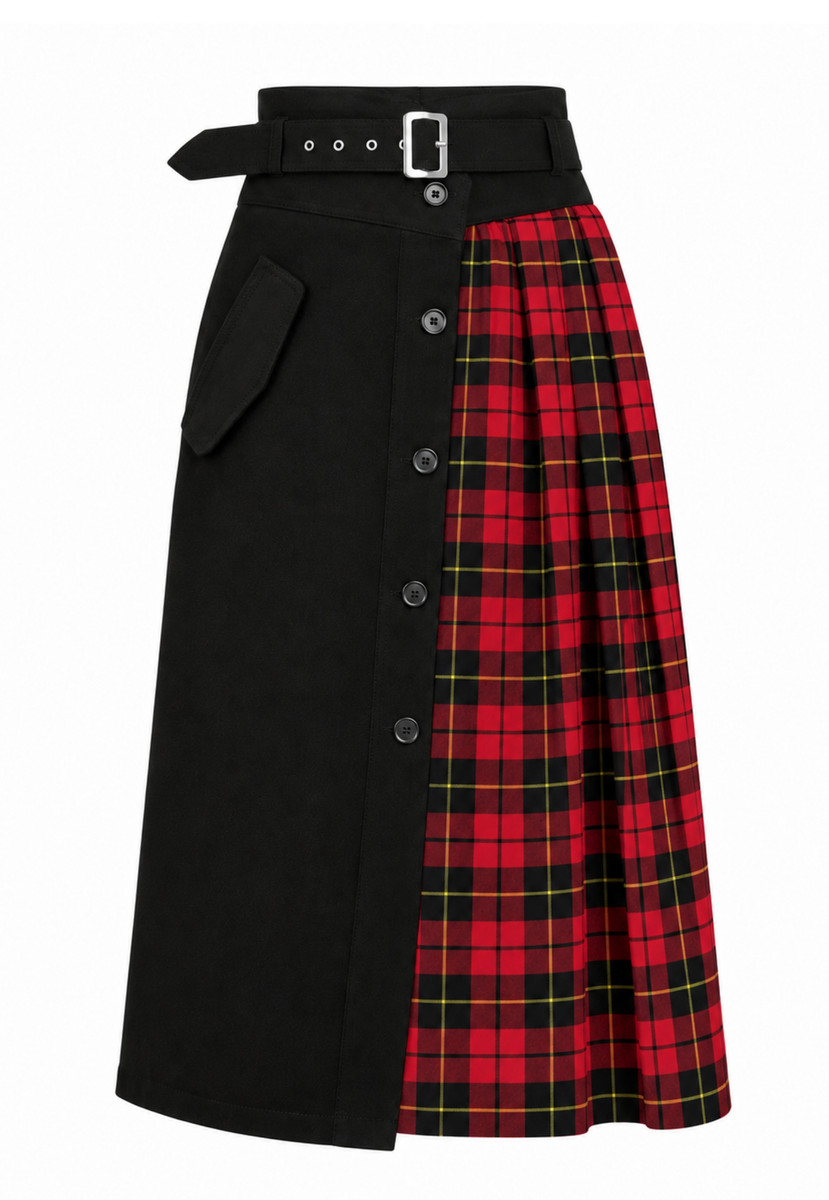 Wallace Dusk & Dawn plaid Skirt