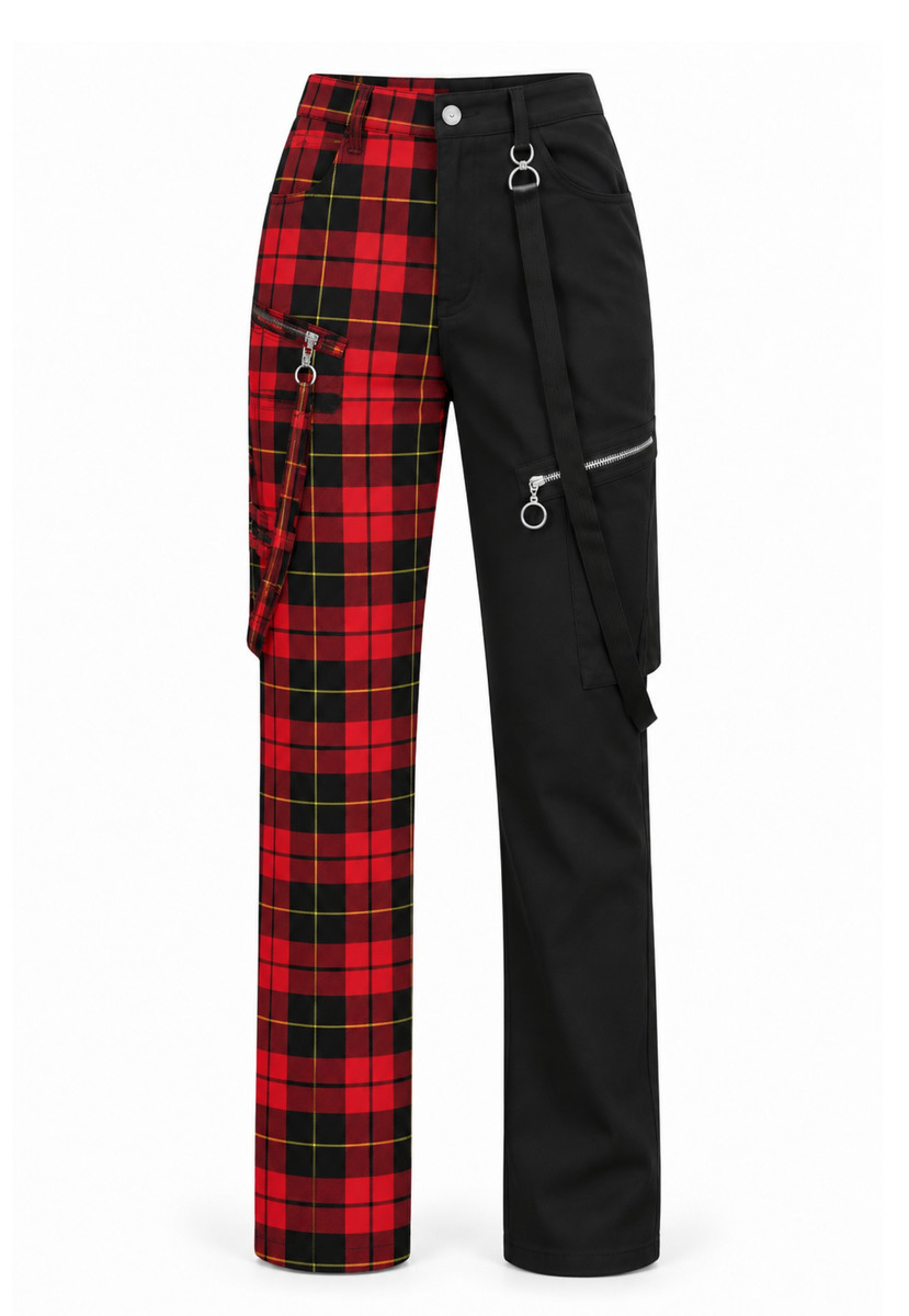 Wallace Gothic Fusion Plaid-Utility Pant