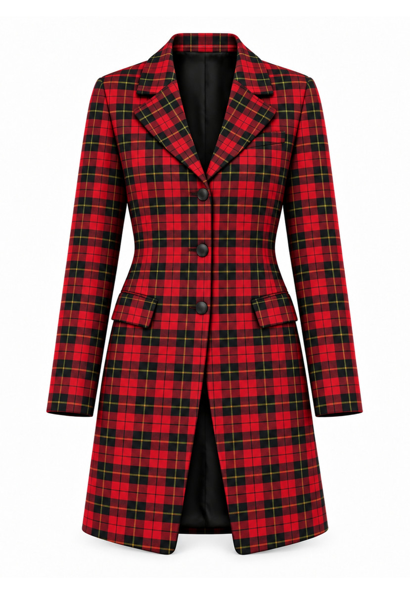 Wallace Longline Tartan Jacket