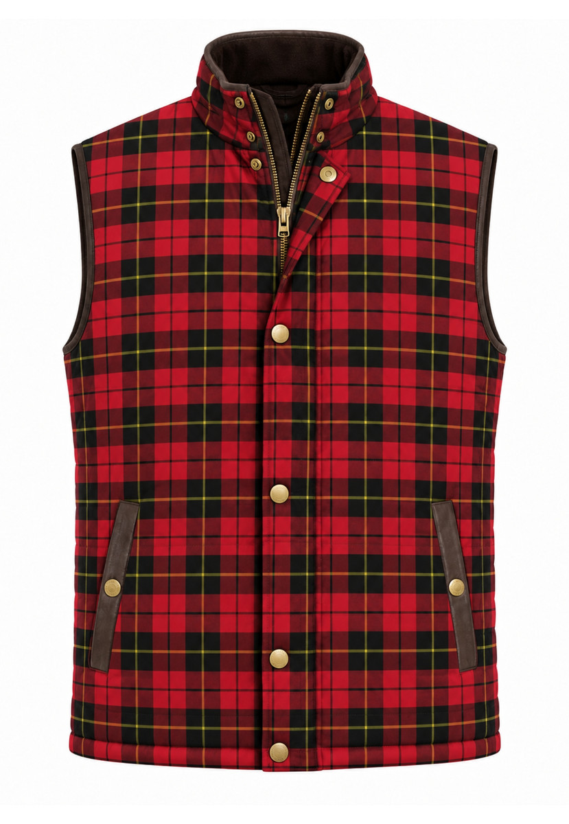 Wallace Men's Tartan Gilet