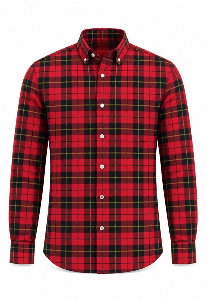 Wallace Plaid Long Sleeve Button Shirt