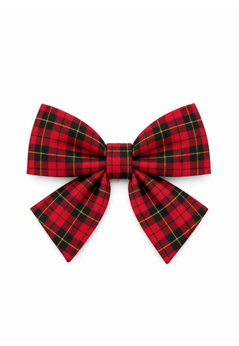 Wallace Tartan Bow Decorations
