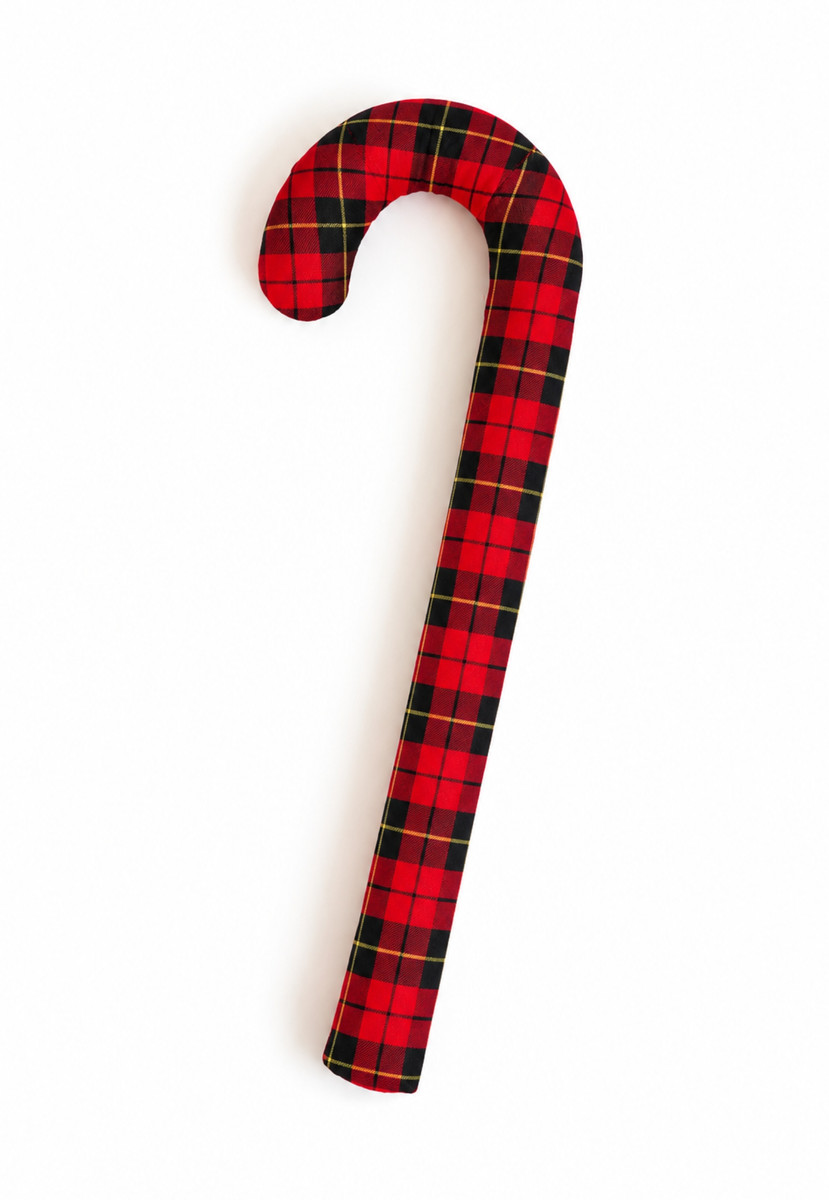 Wallace Tartan Candy Cane Ornament