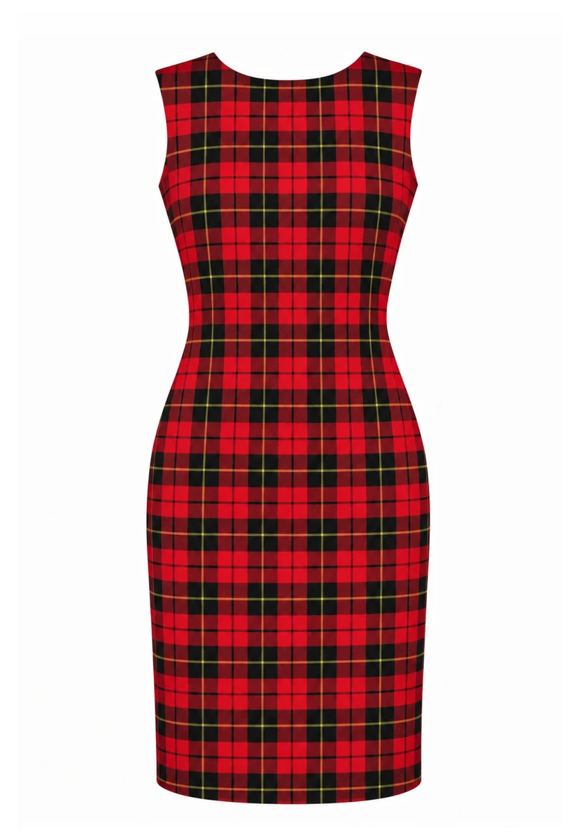 Wallace Tartan Shift Dress