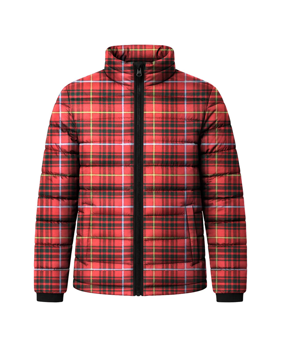 Veste matelassée à motif tartan Bruce