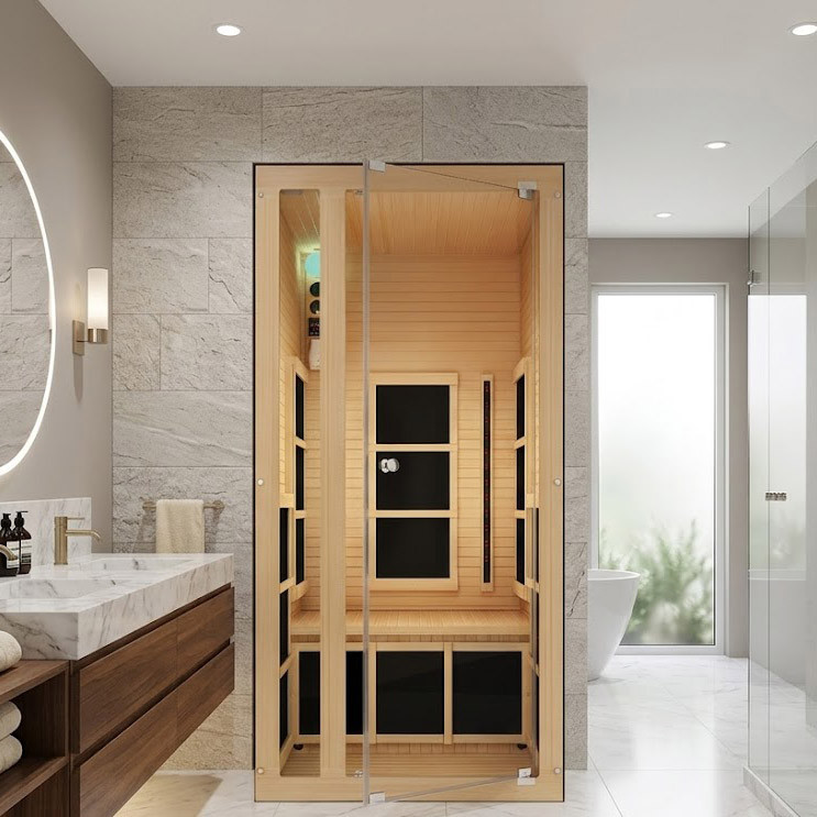 Tosi™ 1 Person Ultra-Low EMF Full Spectrum Infrared Sauna