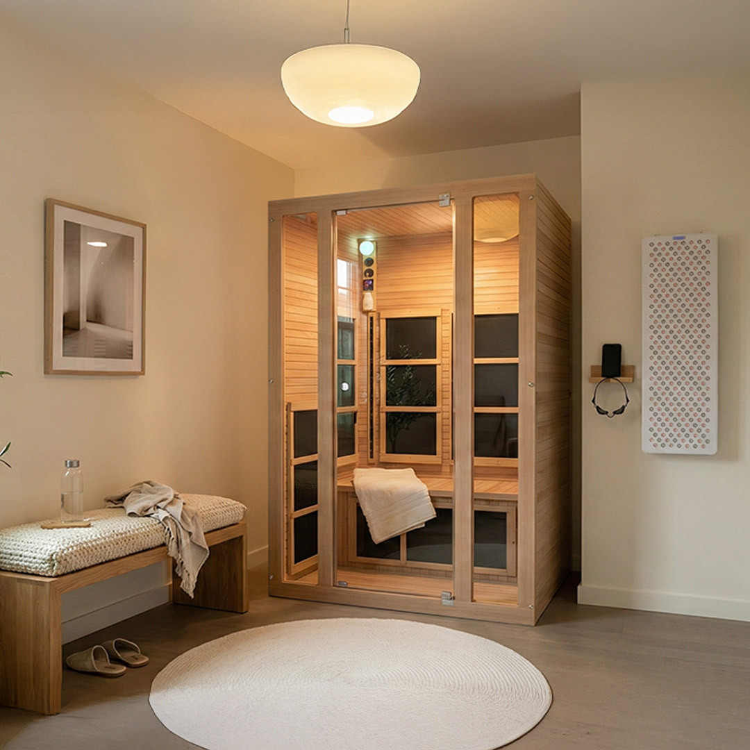 Tosi™ 2 Person Ultra-Low EMF Full Spectrum Infrared Sauna