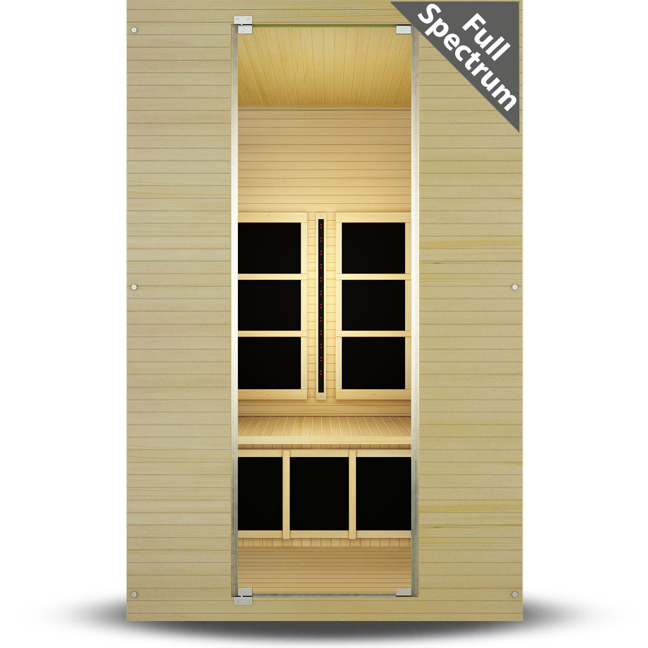JNH Lifestyles Tosi™ Flex 2 Person Full Spectrum Infrared Sauna
