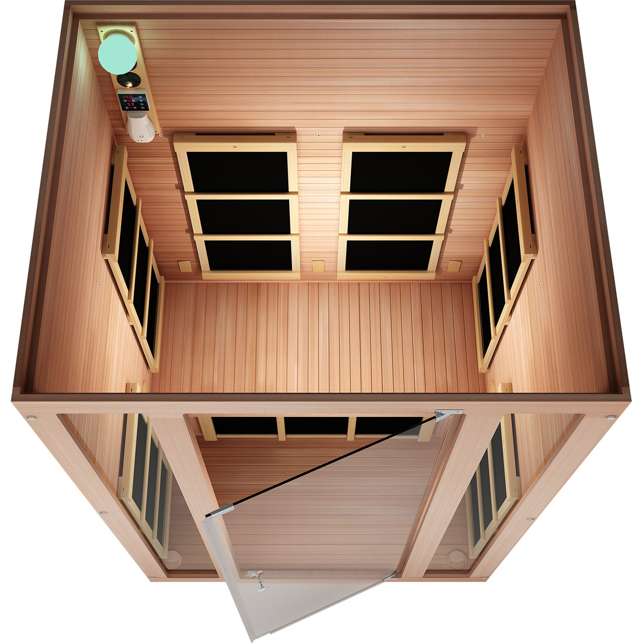 Ensi 2-Person Far Infrared Sauna - Cedar - Thumbnail 5