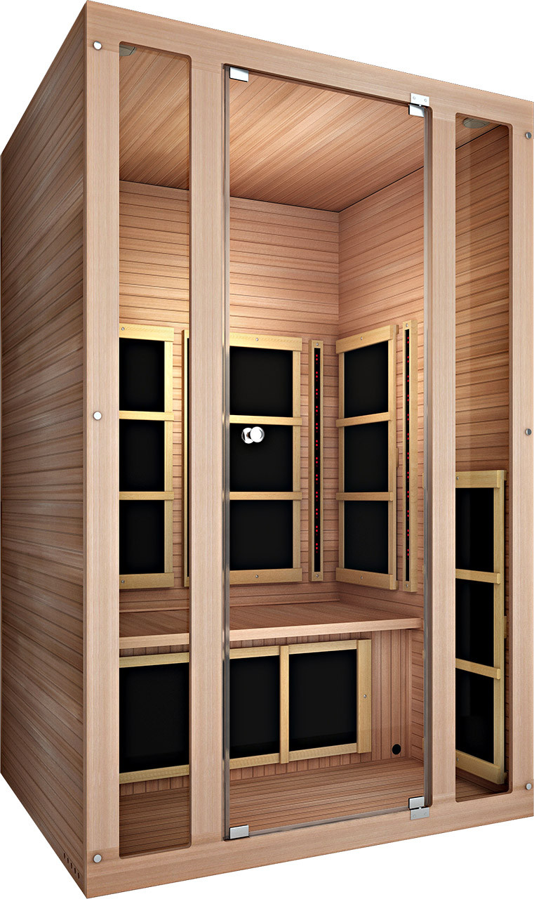 JNH Lifestyles Tosi Red™ 2-Person Full Spectrum Infrared Sauna