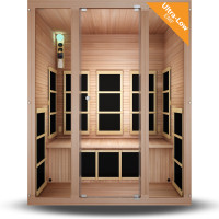 Ensi™ 3-Person Far Infrared Sauna - Cedar (Ultra-Low EMF) Open Box