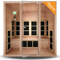 Ensi™ 4-Person Far Infrared Sauna - Cedar (Ultra-Low EMF) Open Box