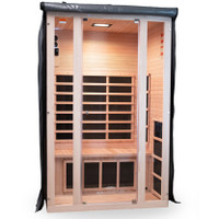 JNH Lifestyles Tosi Red™ 2-Person Full Spectrum Infrared Sauna